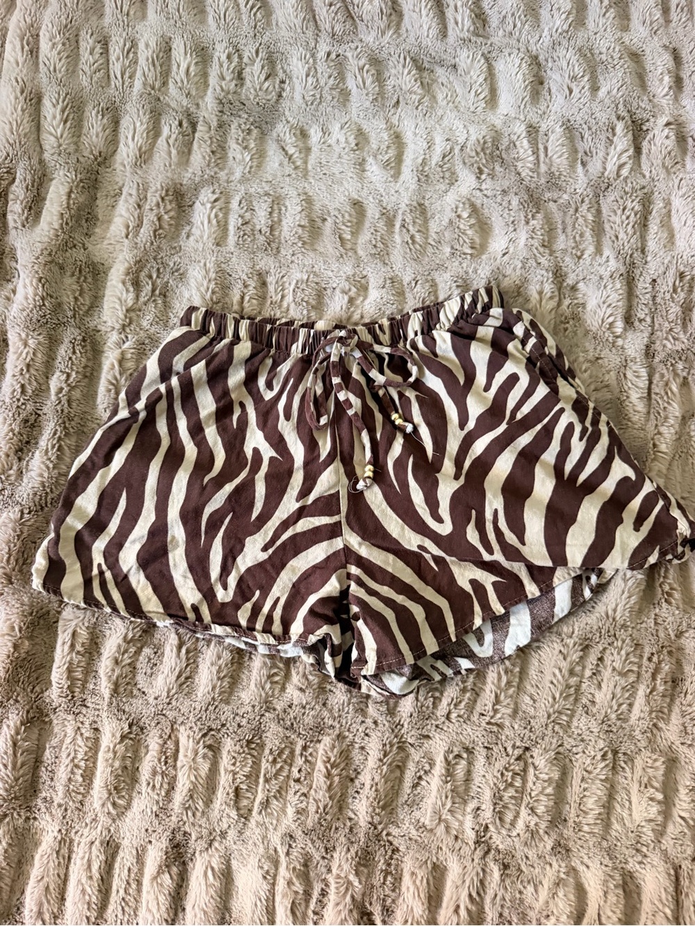Shade & Shore Zebra Print Shorts